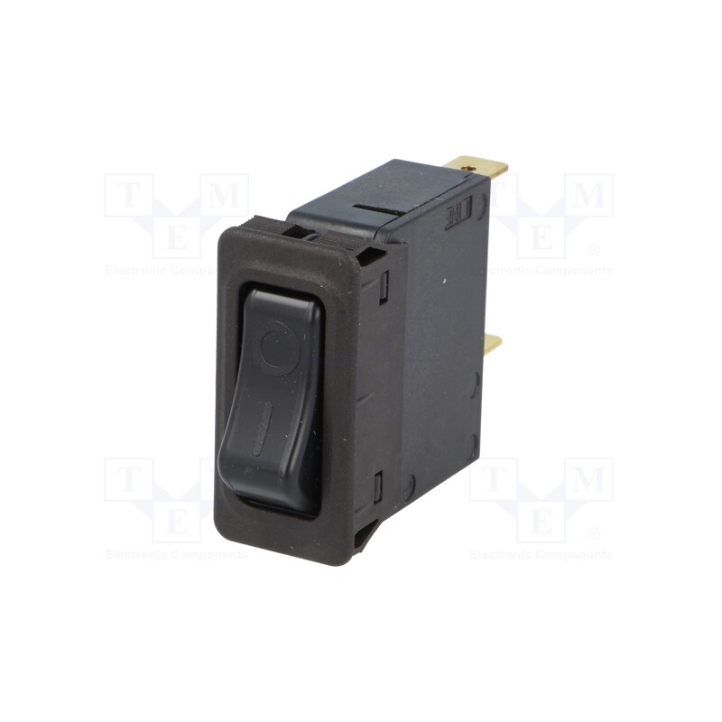 1 pcs x SCHURTER - 4435.0174 - Circuit breaker, Urated: 240VAC, 32VDC, 10A, SPST, Poles: 1, MCB