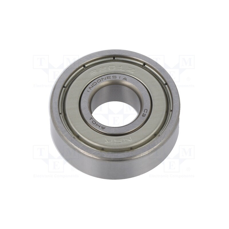 1 pcs x NSK - 6201 ZZ C3 E NSK - Bearing: ball, Øint: 12mm, Øout: 32mm, W: 10mm, bearing steel