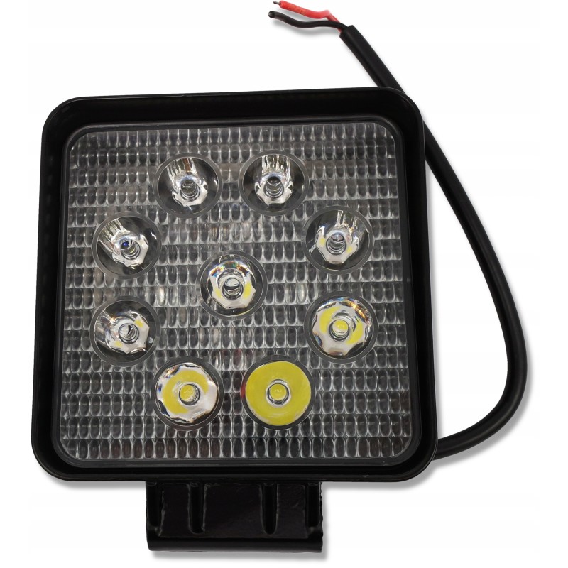 Reflector LED work lamp square 10 30v 27w