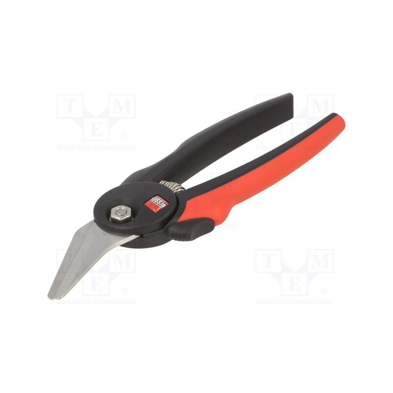 1 pcs x BESSEY - D48A-2 - Scissors, universal, L: 190mm, ergonomic handle, Cut length: 38mm