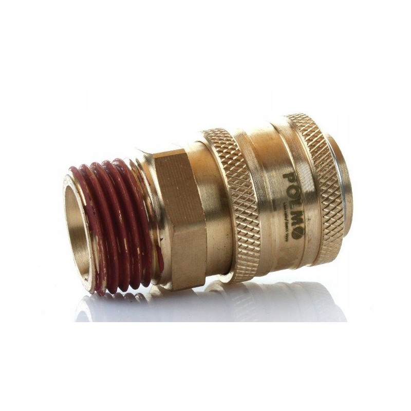 Pneum p26 nw7 quick connector 2 socket 1 2 male thread