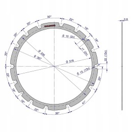 Hub reduction sprocket seal 0 8mm c 385