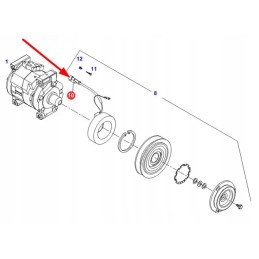 F117551020050 compressor plug housing