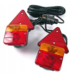Set of trailer lights 12v 7p magnet 7 5 meter