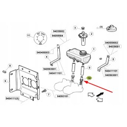 Ct7700043094 brake fluid reservoir connector