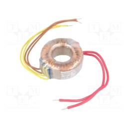 1 pcs x INDEL - TST 10/010 - Transformer: toroidal, 10VA, 230VAC, 12V, 12V, 0.42A, 0.42A, Ø: 57mm