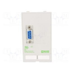 1 pcs x MURR ELEKTRONIK - 4000-68000-0240000 - Panel interface, 125VAC, 150VDC, 3A, IP20, on panel, Input: D-Sub