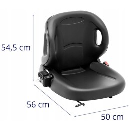 Tractor seat 50 x 50 cm hillvert 10090290