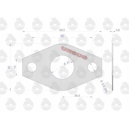 Oil pump seal krazelit 0 8mm c 330 sp