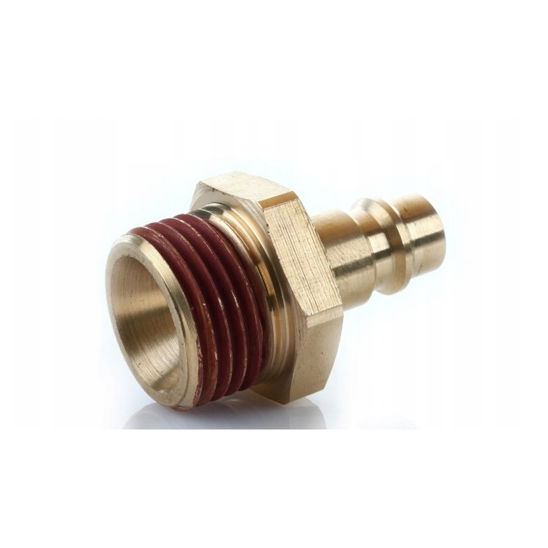 Pneum quick connector p26 nw7 2 plug 1 2 male thread