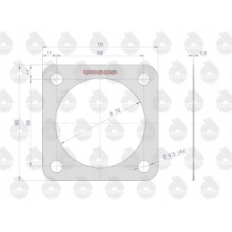Krazelite box cover gasket 0 8mm c 385