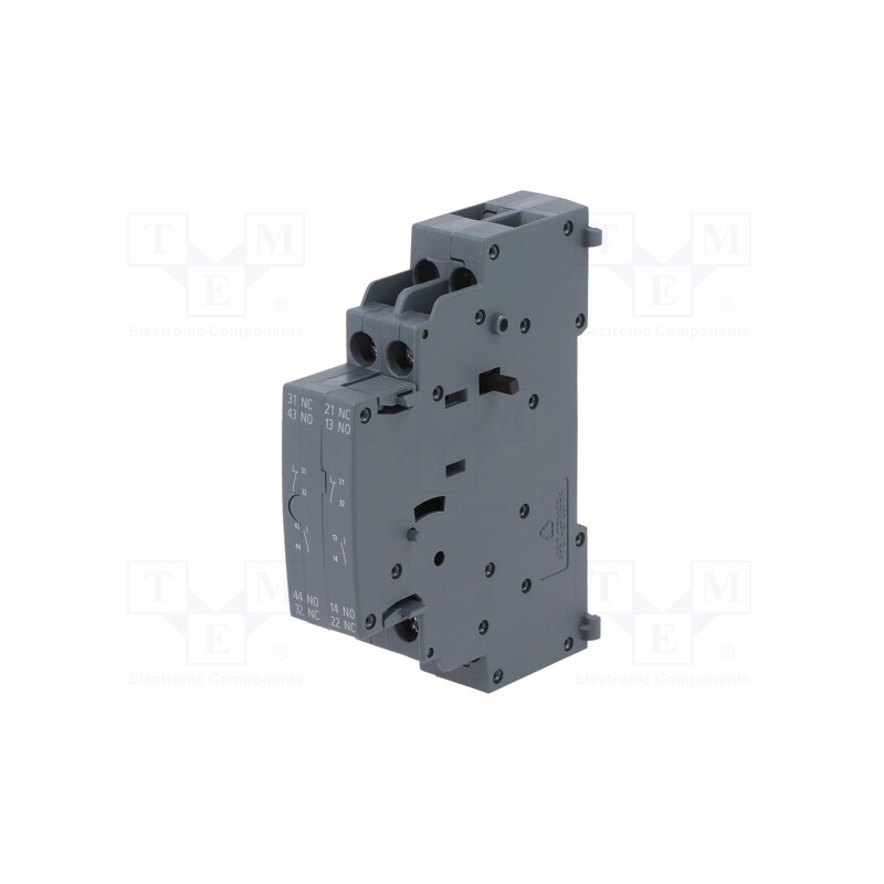 1 pcs x SIEMENS - 3RV2901-1J - Auxiliary contacts, NC x2,NO x2, side, Leads: screw terminals