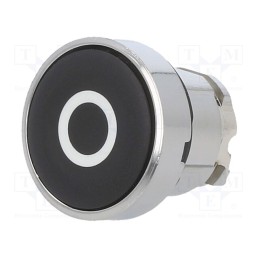 1 pcs x SCHNEIDER ELECTRIC - ZB4BA232 - Switch: push-button, 22mm, Stabl.pos: 1, black, none, IP66, flat