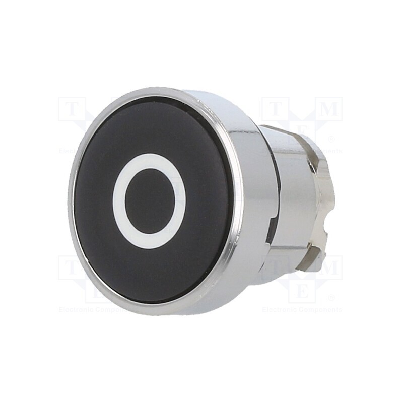 1 pcs x SCHNEIDER ELECTRIC - ZB4BA232 - Switch: push-button, 22mm, Stabl.pos: 1, black, none, IP66, flat