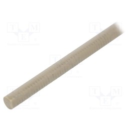 1 pcs x MITSUBISHI CHEMICAL ADV. MATERIALS - 11401292N010050000 - Rod, Ø: 10mm, L: 500mm, natural, extruded, Length tolerance: 0