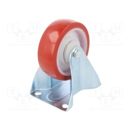 1 pcs x RADER - TPE-POPUB 100K1 - Transport wheel, Ø: 100mm, W: 36mm, H: 128mm, rigid, 150kg, POPUB