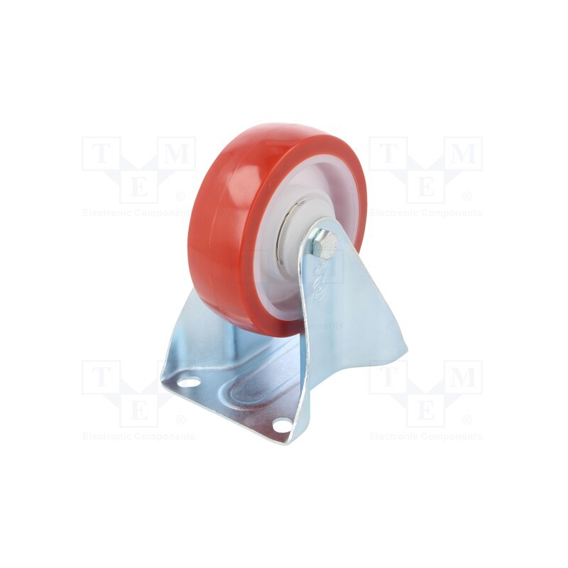 1 pcs x RADER - TPE-POPUB 100K1 - Transport wheel, Ø: 100mm, W: 36mm, H: 128mm, rigid, 150kg, POPUB