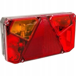 Rectangular combination rear lamp, 5 pin, left, 12 24v