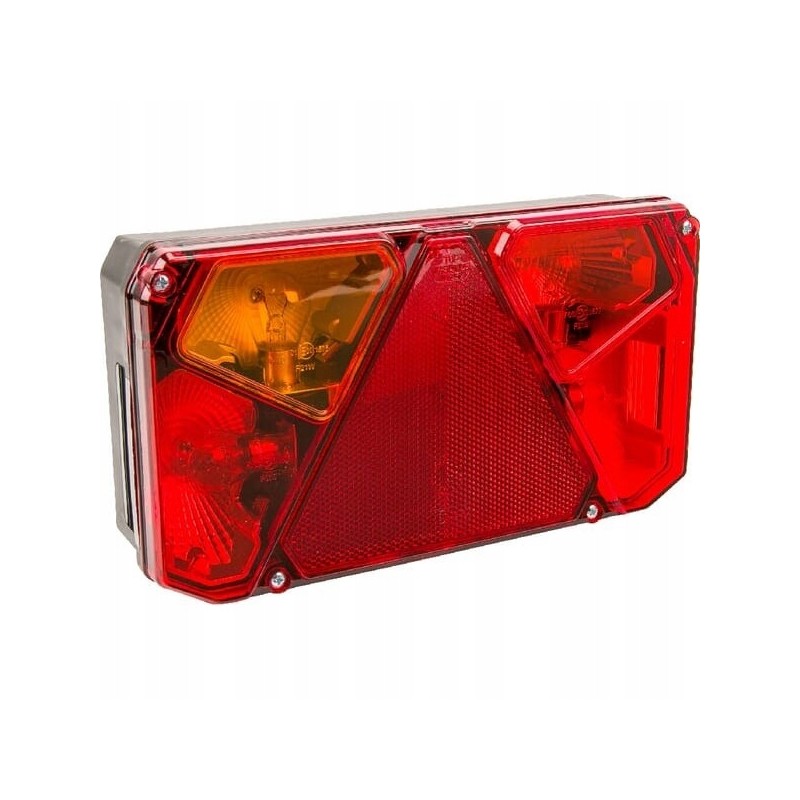 Rectangular combination rear lamp, 5 pin, left, 12 24v