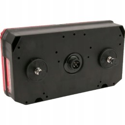 Rectangular combination rear lamp, 5 pin, left, 12 24v