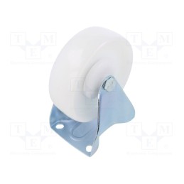1 pcs x RADER - TPE-POB 125K1 - Transport wheel, Ø: 125mm, W: 37mm, H: 156mm, rigid, 150kg, polyamide