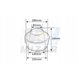 Dust collector deutz mf ford 02389400 594075 0231544