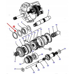 3383516m1 spacer 0 7 mm