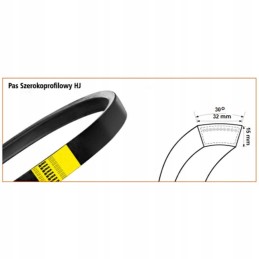 Yellow Stomil Sanok HJ 1270 V-belt