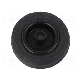 1 pcs x ELESA+GANTER - 449506 - Transport wheel, Ø: 100mm, W: 30mm, Dyn.load: 800N, Rol.load: 750N