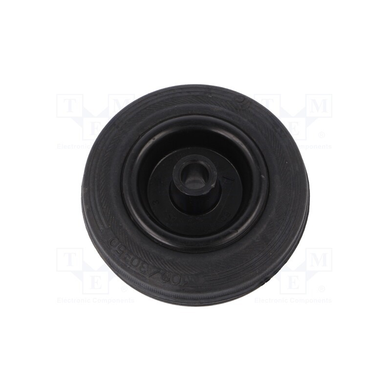 1 pcs x ELESA+GANTER - 449506 - Transport wheel, Ø: 100mm, W: 30mm, Dyn.load: 800N, Rol.load: 750N