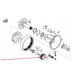 934152150150 final drive satellite gear