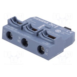1 pcs x SIEMENS - 3RV2901-1D - Auxiliary contacts, CO, front, Leads: screw terminals, 3RV2