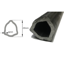 PTO shaft pipe, profiled triangle, 29x4mm, 1m