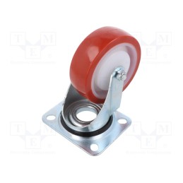 1 pcs x RADER - KPE-POPUB 100K1 - Transport wheel, Ø: 100mm, W: 36mm, H: 128mm, torsional, 150kg, POPUB