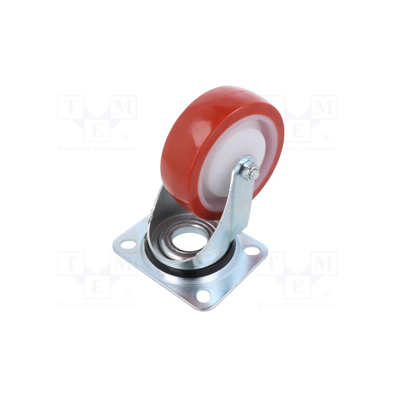 1 pcs x RADER - KPE-POPUB 100K1 - Transport wheel, Ø: 100mm, W: 36mm, H: 128mm, torsional, 150kg, POPUB