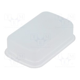 1 pcs x SCHNEIDER ELECTRIC - ZBA708 - Cover, 22mm, Harmony XB4, Ø22mm, transparent, silicone