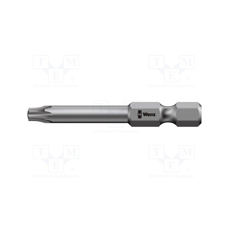 1 pcs x WERA - 5060057001 - Screwdriver bit, Torx® with protection, T27H, Overall len: 89mm