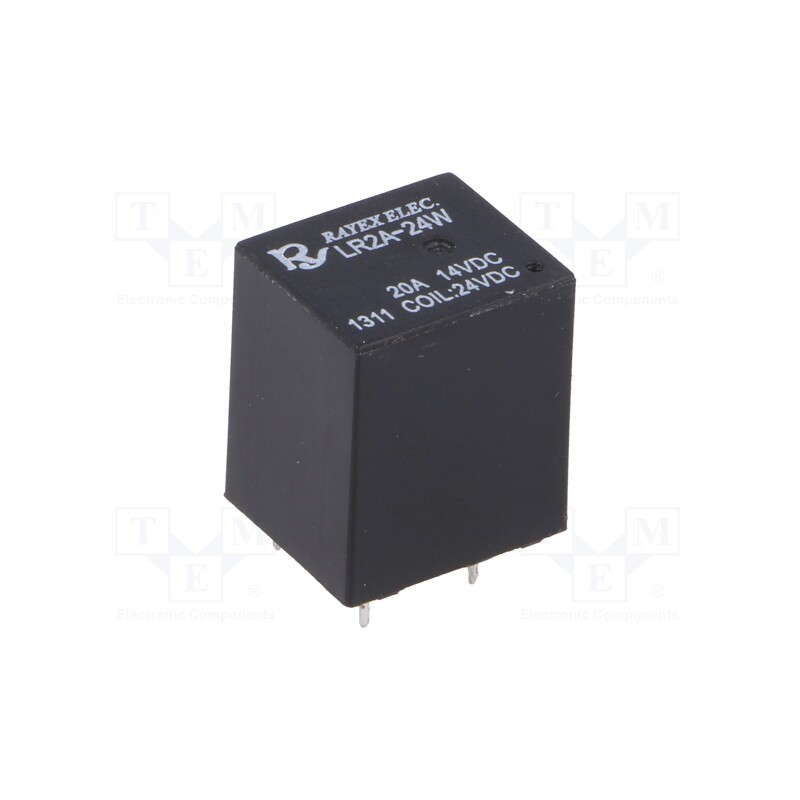 1 pcs x Recoy/RAYEX ELECTRONICS - LR2A-24W - Relay: electromagnetic, SPST-NO, Ucoil: 24VDC, Icontacts max: 10A