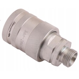 Quick connector socket M18x1 5 male thread euro push