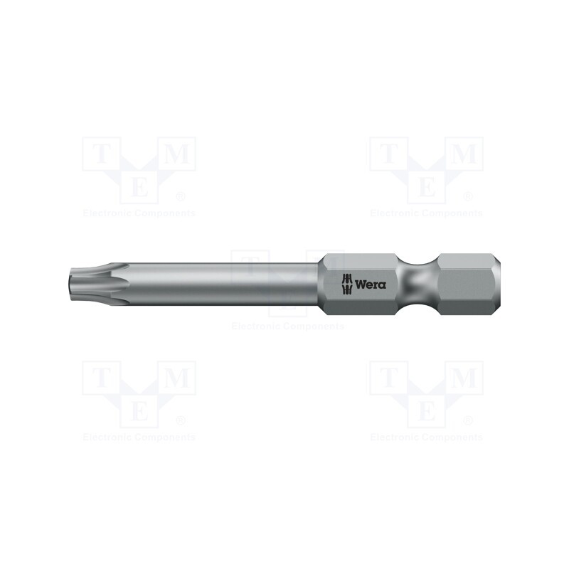1 pcs x WERA - 5060052001 - Screwdriver bit, Torx® with protection, T20H, Overall len: 89mm