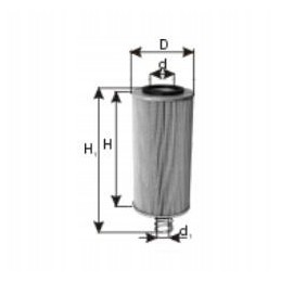 Claas Fendt New Holland oil filter insert