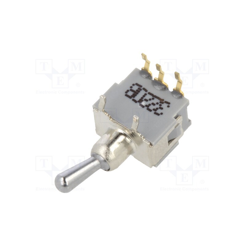 1 pcs x KNITTER-SWITCH - ATE 1 F-RA - Switch: toggle, Pos: 2, SPDT, (ON)-ON, 0.05A, 0.05A, Leads: flat pin