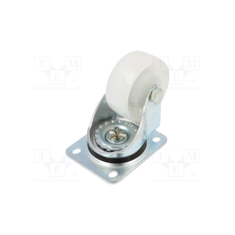 1 pcs x RADER - KPM-POB 80K1 - Transport wheel, Ø: 80mm, W: 32mm, H: 111mm, torsional