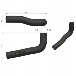 Radiator hose john deere r70737 warynski