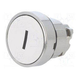 1 pcs x SCHNEIDER ELECTRIC - ZB4BA131 - Switch: push-button, 22mm, Stabl.pos: 1, white, none, IP66, flat