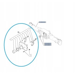 New Holland T7 Case Puma Bracket 84565055
