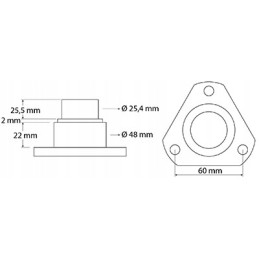 Fendt john deere apl345 350 kingpin pin