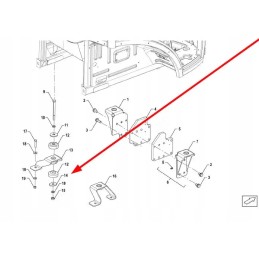 P5s45701130 cabin mounting washer