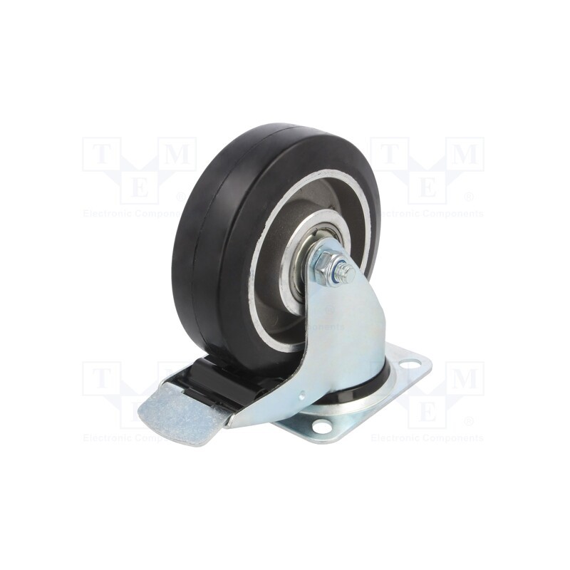 1 pcs x RADER - KPE-ALGE 125K-HC - Transport wheel, Ø: 125mm, W: 40mm, H: 156mm, torsional with lock