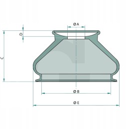 Dust cover 16mm granite